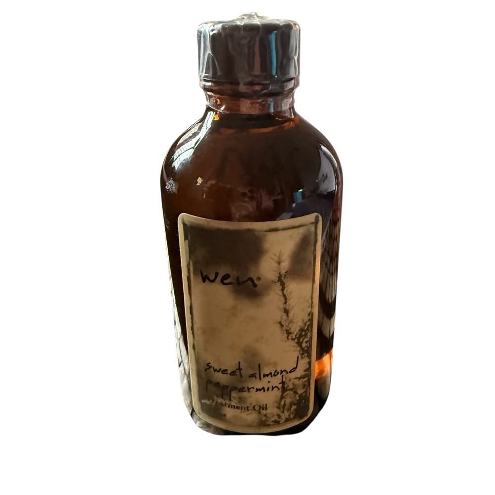 WEN Treatment Oil for Bath Body Hair Sweet Almond Peppermint 4 oz New Sealed